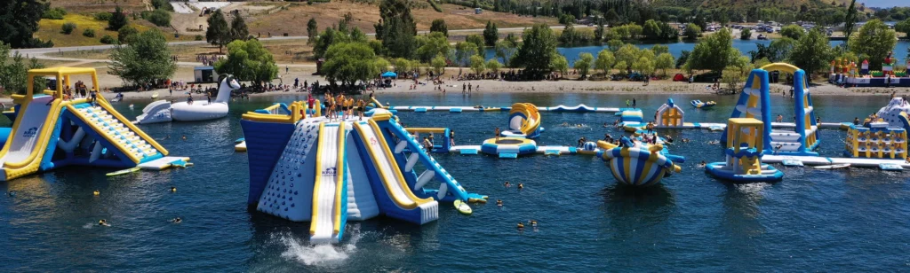 Kiwi Water Park: Inflatable Water Fun Awaits at Cromwell Water Park